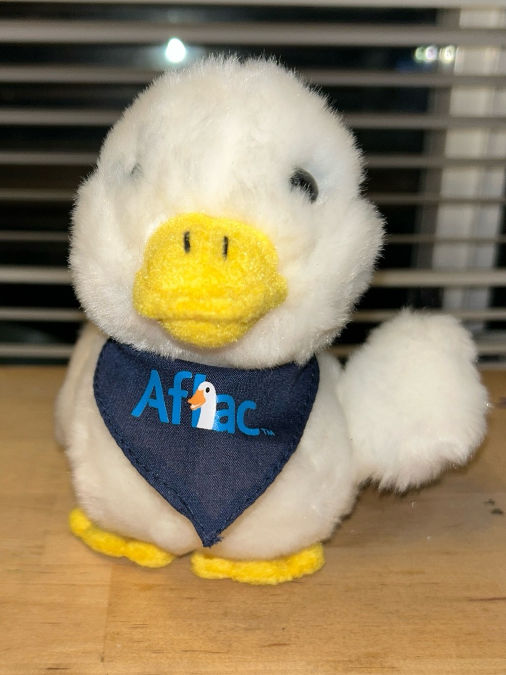 Aflac 6" White Duck Plush Promo Children’s Cancer Blood Blue Scarf Bandana